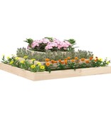 VidaXL Plantenbak 110x110x27 cm massief grenenhout