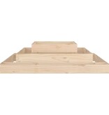 VidaXL Plantenbak 110x110x27 cm massief grenenhout