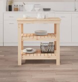 VidaXL Werkbank 78,5x50x80 cm massief grenenhout