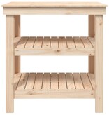 VidaXL Werkbank 78,5x50x80 cm massief grenenhout