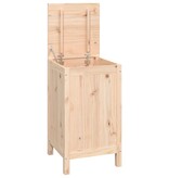 VidaXL Wasmand 44x44x76 cm massief grenenhout