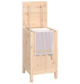 VidaXL Wasmand 44x44x76 cm massief grenenhout