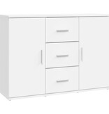 VidaXL Dressoir 91x29,5x65 cm bewerkt hout wit