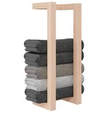 VidaXL Handdoekenrek 23x18x60 cm massief grenenhout