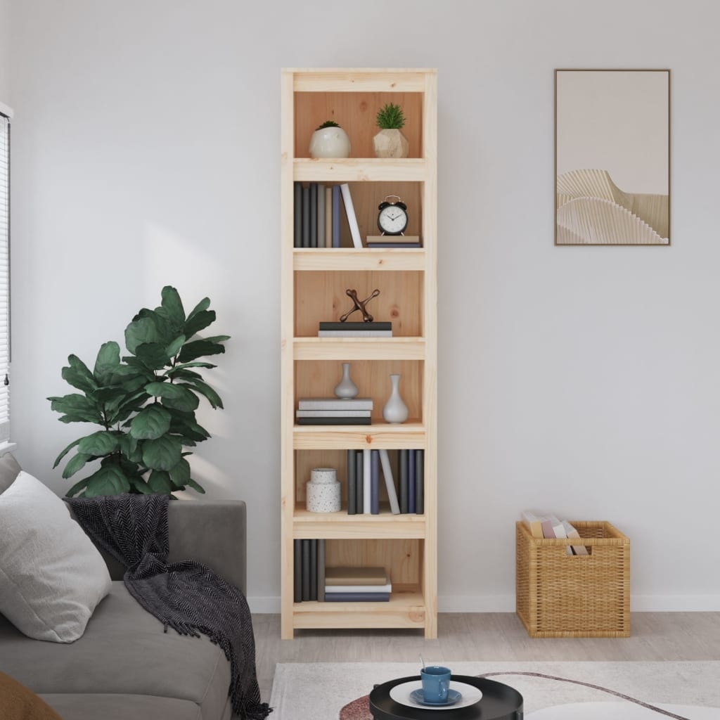 VidaXL Boekenkast 50x35x183 cm massief grenenhout