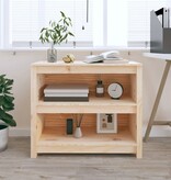 VidaXL Boekenkast 80x35x68 cm massief grenenhout