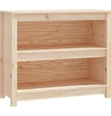 VidaXL Boekenkast 80x35x68 cm massief grenenhout