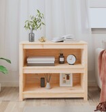 VidaXL Boekenkast 80x35x68 cm massief grenenhout