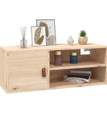 VidaXL Wandkasten 2 st 80x30x30 cm massief grenenhout