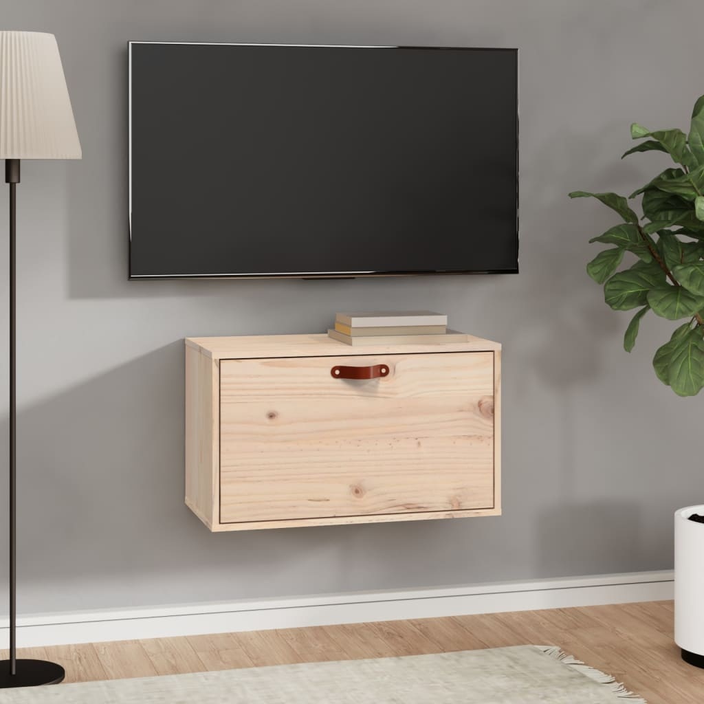 VidaXL Wandkast 60x30x35 cm massief grenenhout