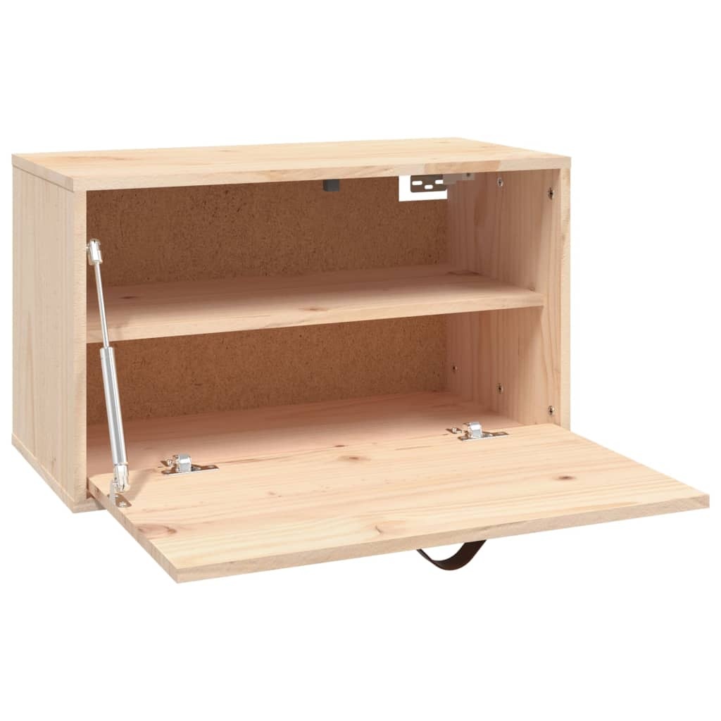 VidaXL Wandkast 60x30x35 cm massief grenenhout