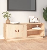 VidaXL Tv-meubel 105x34x40 cm massief grenenhout
