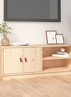 VidaXL Tv-meubel 105x34x40 cm massief grenenhout