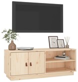 VidaXL Tv-meubel 105x34x40 cm massief grenenhout
