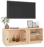 VidaXL Tv-meubel 105x34x40 cm massief grenenhout