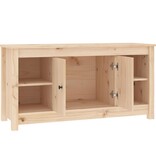 VidaXL Tv-meubel 103x36,5x52 cm massief grenenhout