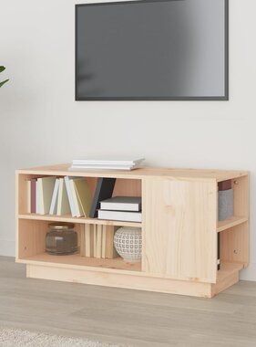 VidaXL Tv-meubel 80x35x40,5 cm massief grenenhout
