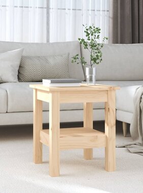 VidaXL Salontafel 35x35x40 cm massief grenenhout