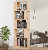 VidaXL Boekenkast/kamerscherm 51x25x163,5 cm massief grenenhout