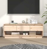 VidaXL Tv-meubel 110,5x34x40 cm massief grenenhout