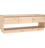 VidaXL Tv-meubel 110,5x34x40 cm massief grenenhout