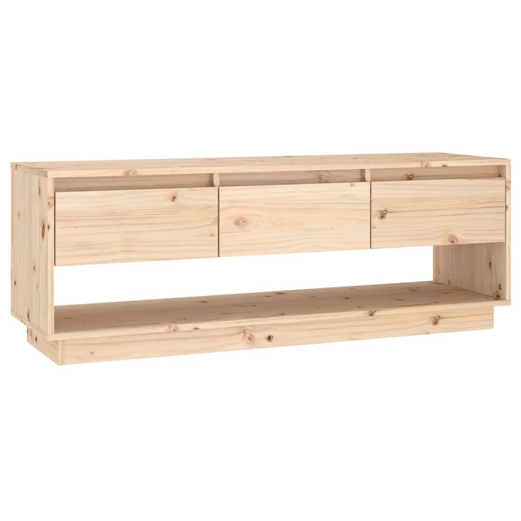 VidaXL Tv-meubel 110,5x34x40 cm massief grenenhout