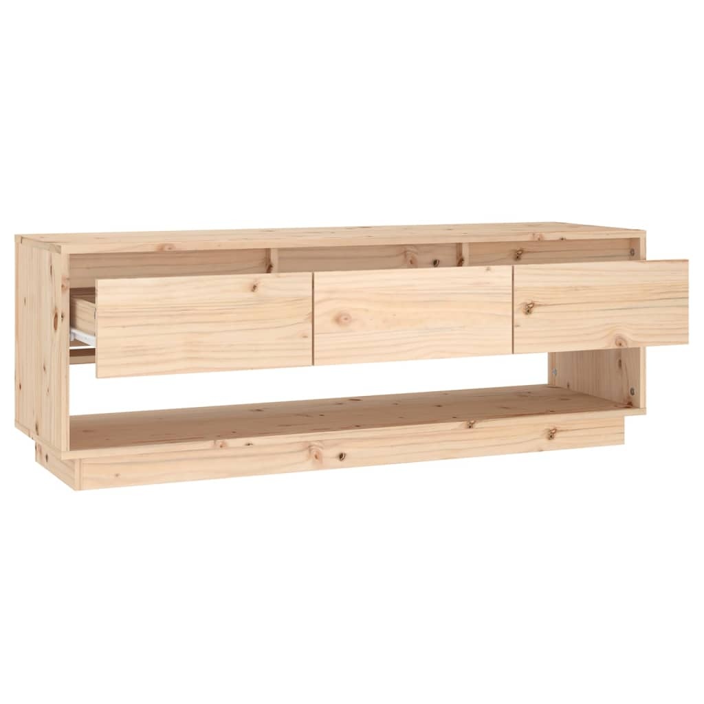 VidaXL Tv-meubel 110,5x34x40 cm massief grenenhout
