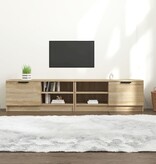 VidaXL Tv-meubels 2 st 80x35x36,5 cm bewerkt hout sonoma eikenkleurig