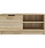 VidaXL Tv-meubels 2 st 80x35x36,5 cm bewerkt hout sonoma eikenkleurig