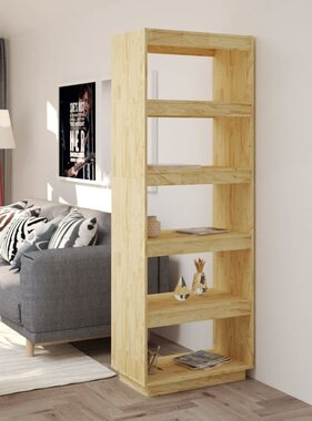 VidaXL Boekenkast / kamerscherm 60x35x167 cm massief grenenhout