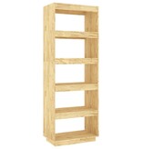 VidaXL Boekenkast / kamerscherm 60x35x167 cm massief grenenhout