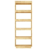 VidaXL Boekenkast / kamerscherm 60x35x167 cm massief grenenhout