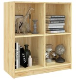 VidaXL Dressoir 70x33x76 cm massief grenenhout