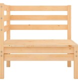 VidaXL 4-delige Loungeset massief grenenhout