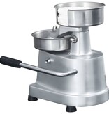 VidaXL Hamburgerpersmachine met 500 scheidingsbladen 10 cm aluminium