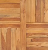 VidaXL Tafelblad 70x70x2,5 cm massief teakhout