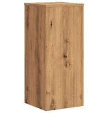 VidaXL Plantenstandaards 2 st 30x30x70 cm hout artisanaal eiken