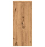 VidaXL Plantenstandaards 2 st 30x30x70 cm hout artisanaal eiken
