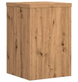 VidaXL Plantenstandaards 2 st 25x25x35 cm hout artisanaal eiken