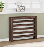 VidaXL Radiatorombouw 104x20x82 cm bewerkt hout bruin eikenkleurig