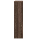 VidaXL Radiatorombouw 104x20x82 cm bewerkt hout bruin eikenkleurig
