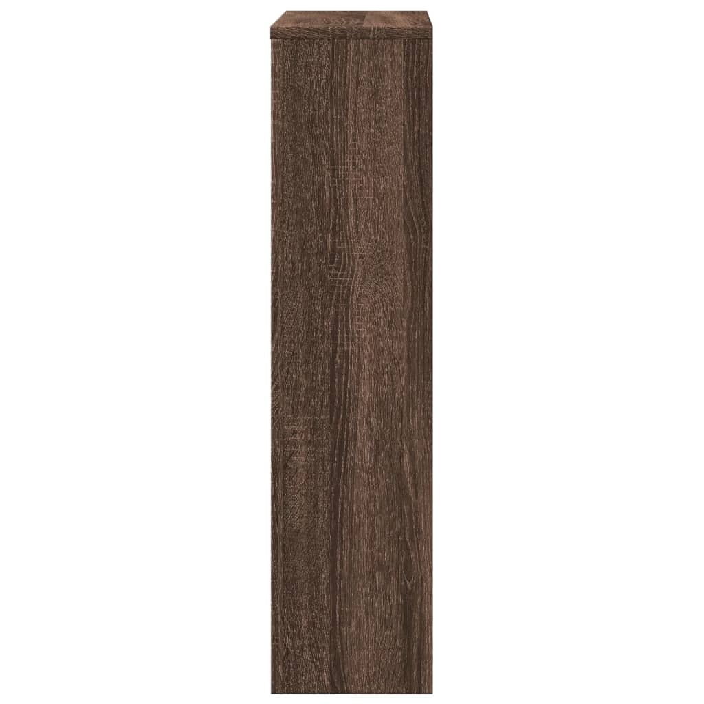 VidaXL Radiatorombouw 104x20x82 cm bewerkt hout bruin eikenkleurig