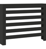 VidaXL Radiatorombouw 104x20x82 cm bewerkt hout zwart