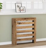VidaXL Radiatorombouw 78x20x82 cm bewerkt hout artisanaal eikenkleur