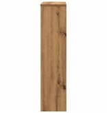 VidaXL Radiatorombouw 78x20x82 cm bewerkt hout artisanaal eikenkleur