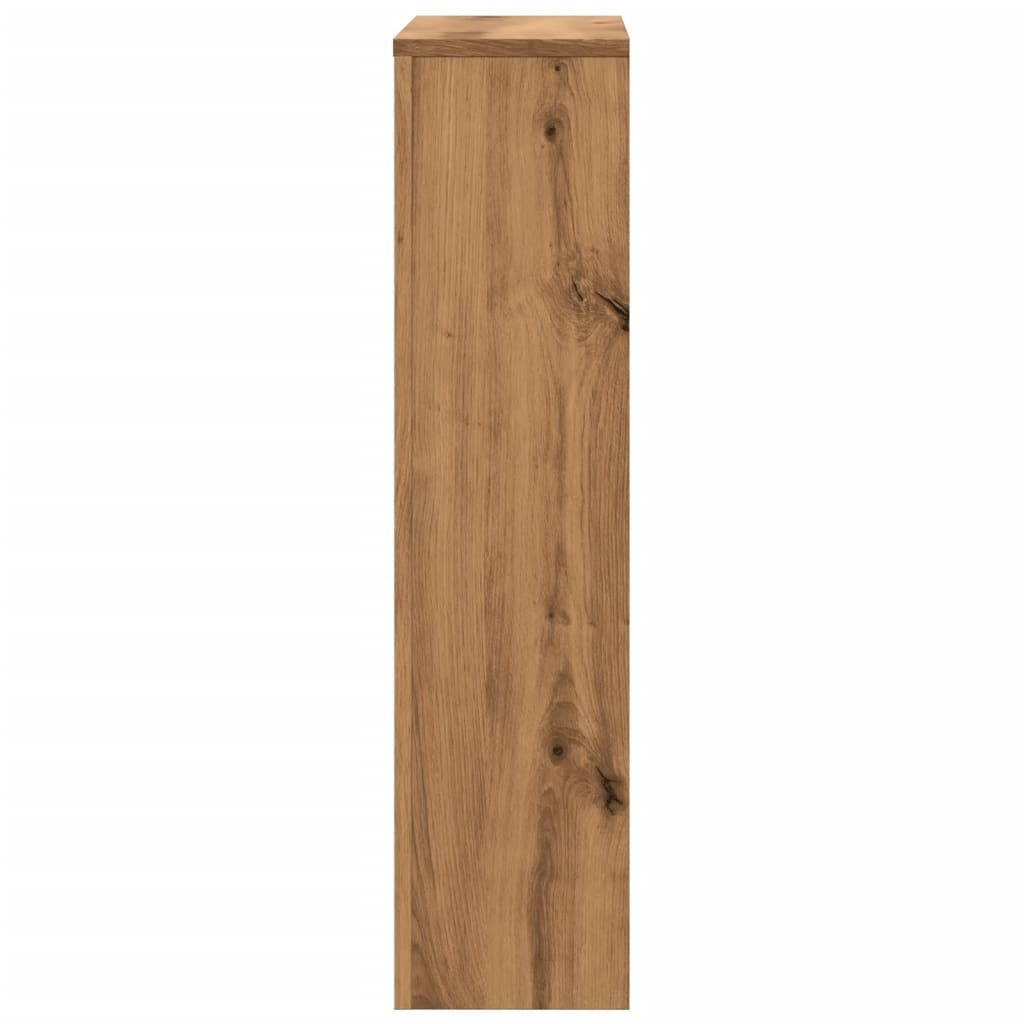 VidaXL Radiatorombouw 78x20x82 cm bewerkt hout artisanaal eikenkleur