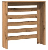 VidaXL Radiatorombouw 78x20x82 cm bewerkt hout artisanaal eikenkleur