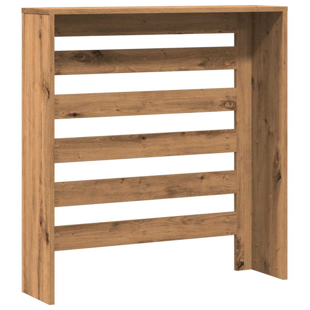 VidaXL Radiatorombouw 78x20x82 cm bewerkt hout artisanaal eikenkleur