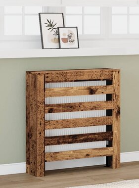 VidaXL Radiatorombouw 78x20x82 cm bewerkt hout oud hout