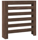 VidaXL Radiatorombouw 78x20x82 cm bewerkt hout bruin eikenkleurig